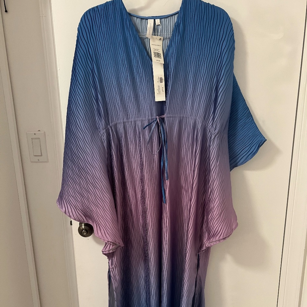 Brand new never worn Jonathan Simkhai lilac ombre Augustine kaftan